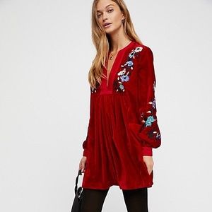 Free People Mia Velvet Dress